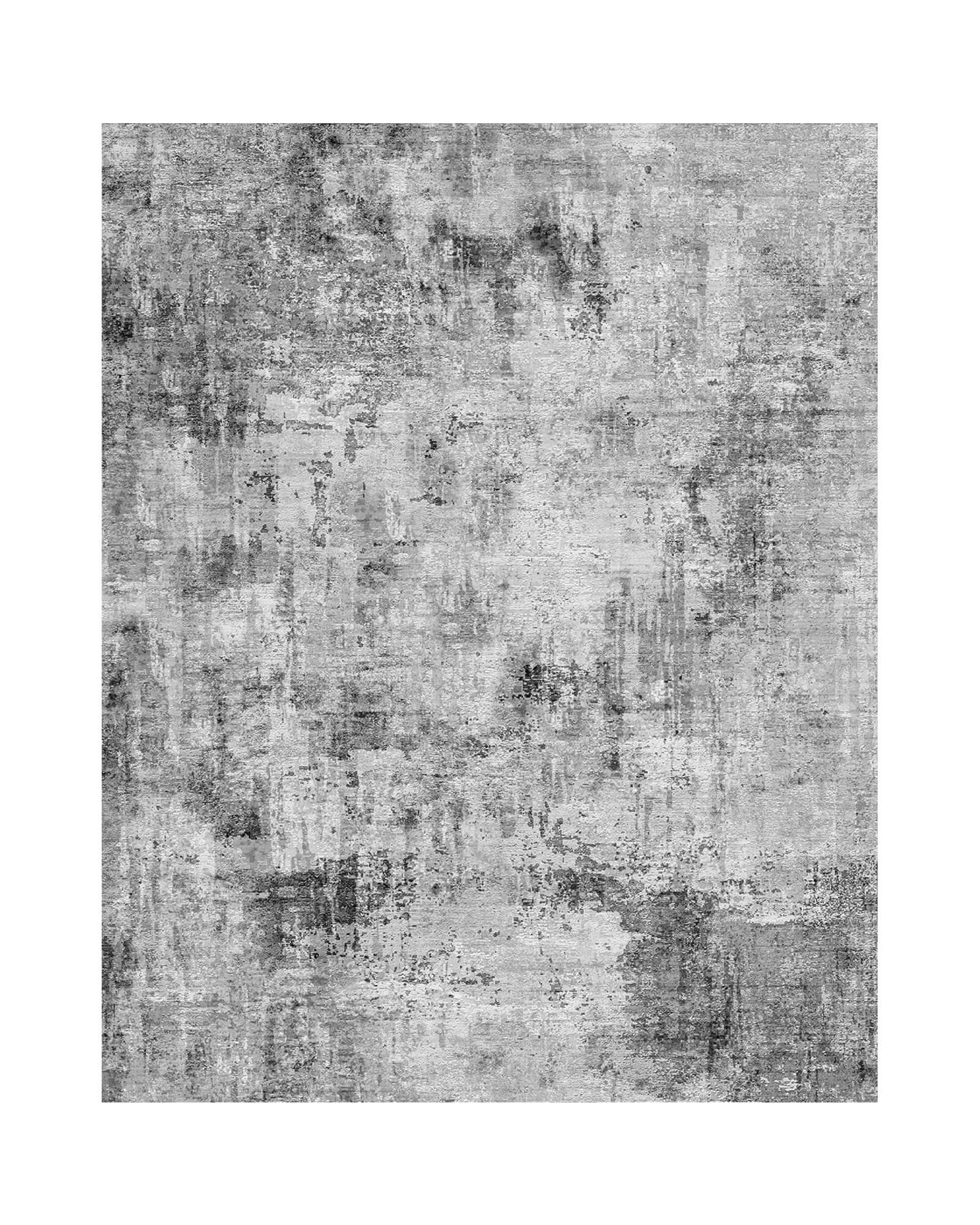 Aura Washable Area Rug -  Gray