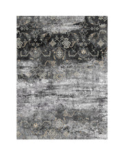 Mirage Washable Area Rug -  Dark Gray