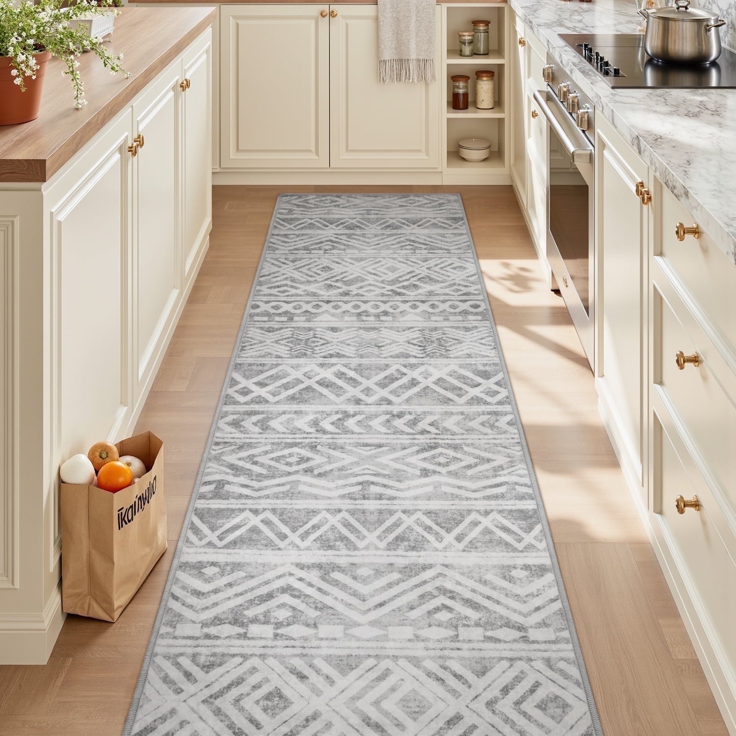 Bohemian and Modern Area Rug