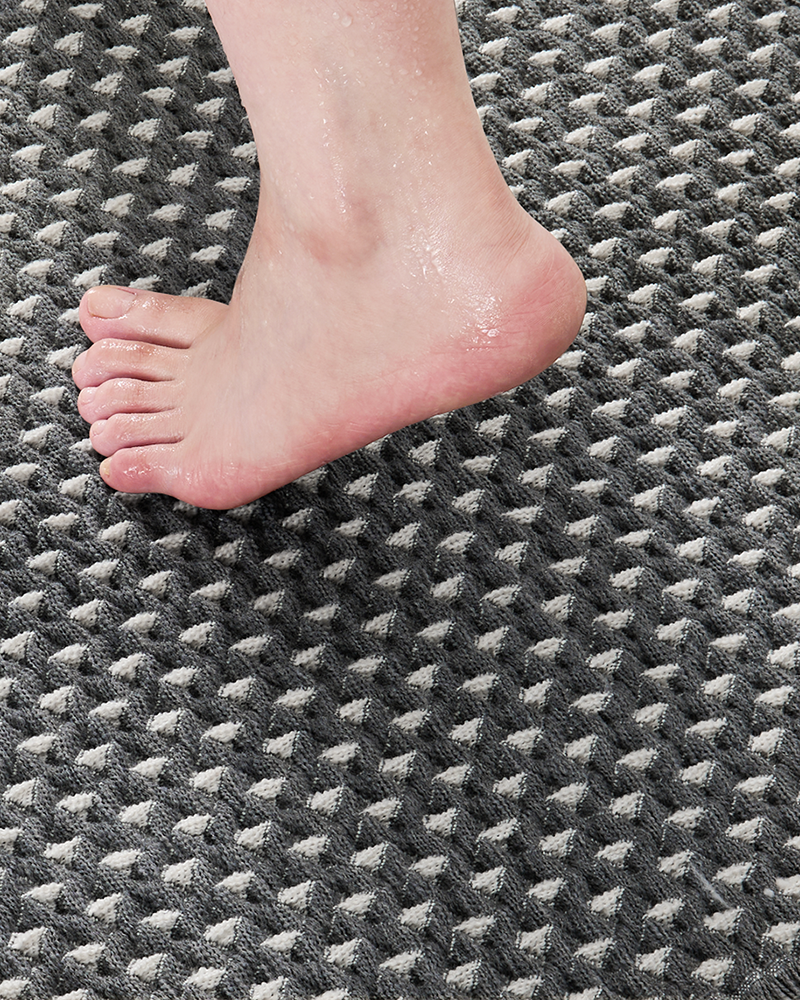 Bath mat created to help prevent slips and ensure safety on wet surfaces