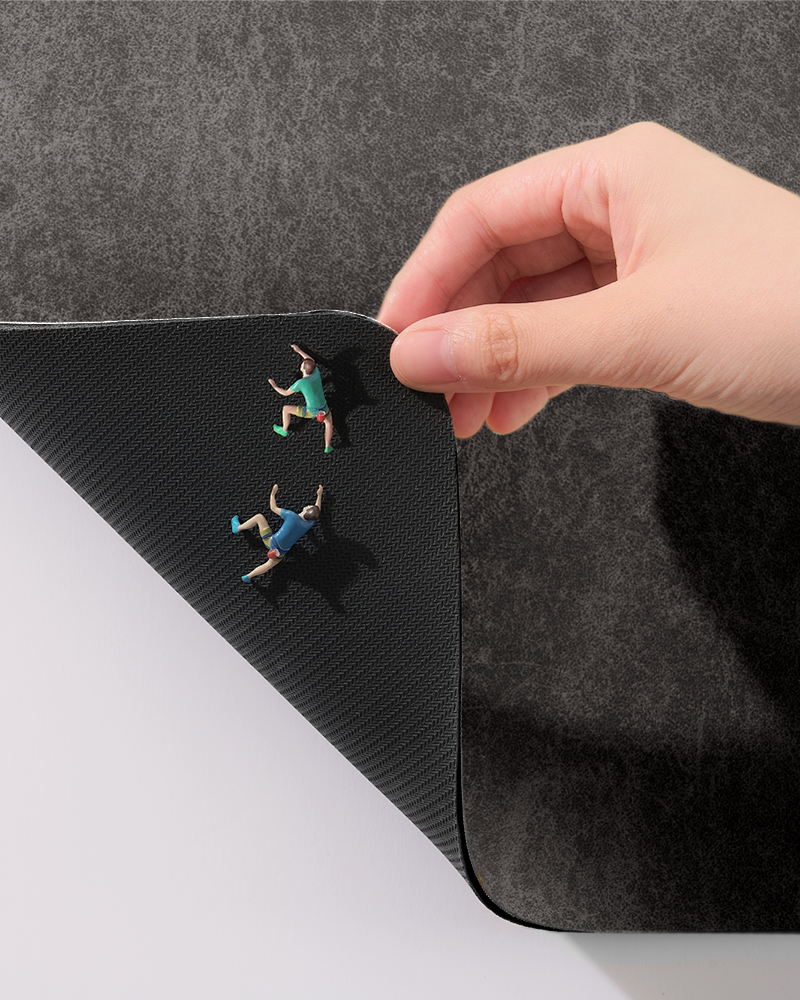 Multi purpose bath mat suitable for bathrooms, laundry rooms, kitchens, and utility spaces where quick drying is essential