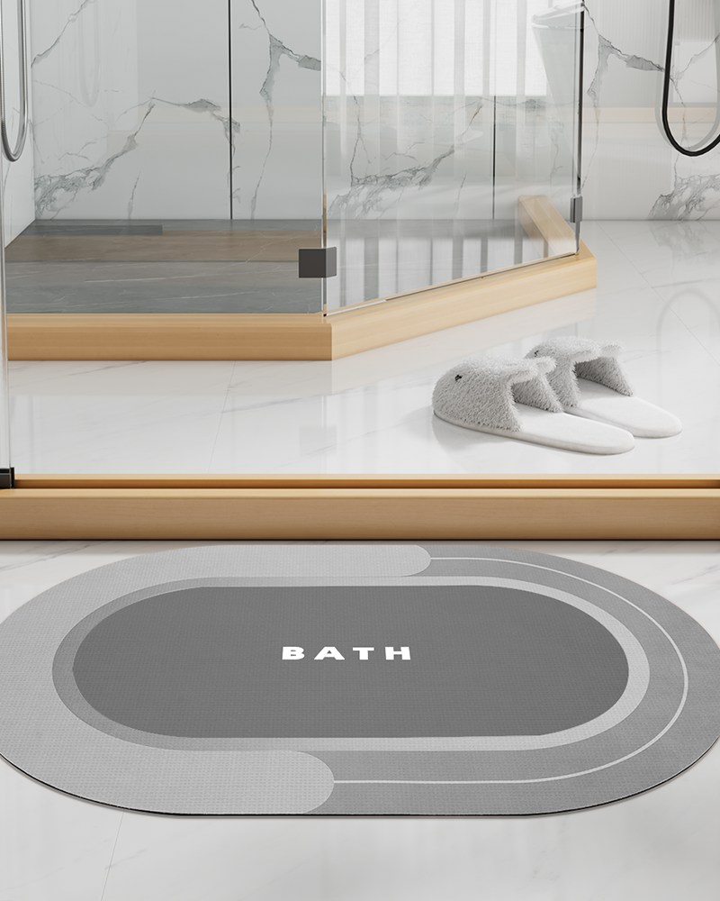 Bath mat designed for practical everyday bathroom care, combining comfort, safety, and easy upkeep