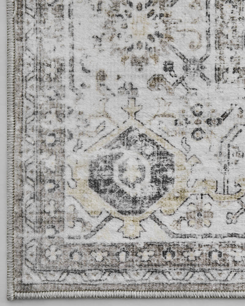 Boho area rug offering soft feel for family room comfort and cozy gatherings