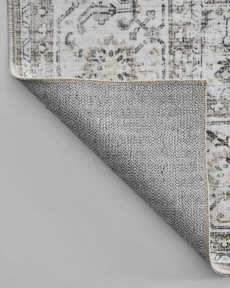 Washable boho area rug ideal for weekend home relaxation and calm interiors