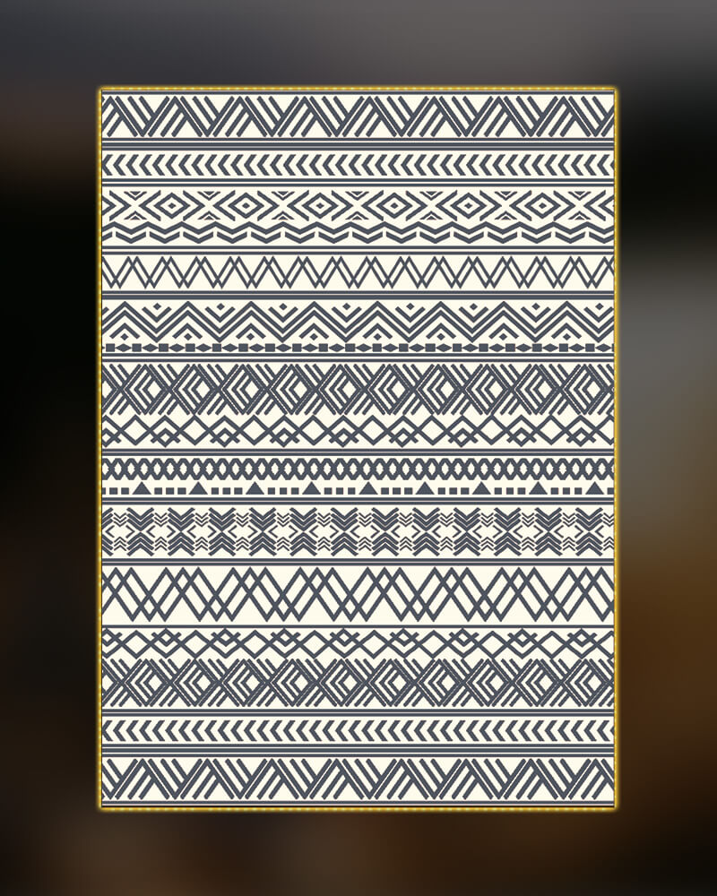 Boho area rug designed for relaxed and cozy home interiors