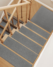 Washable stair covers suited for active family use