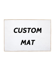 Custom flannel mat, soft and absorbent for bath/kitchen/living and home use