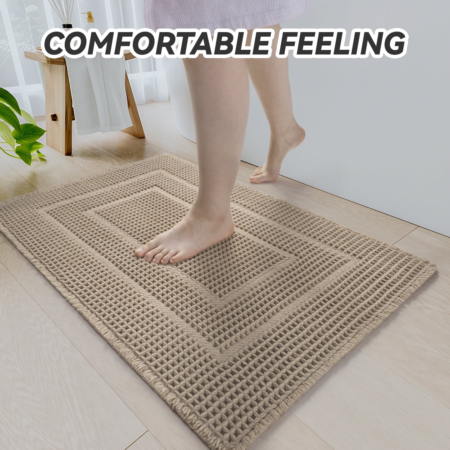 Waffle Bath Rug