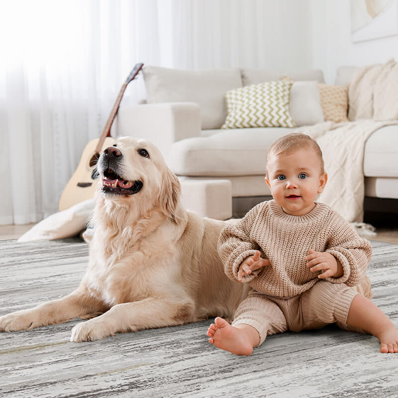 Dawn washable area rug pet kid friendly with soft touch