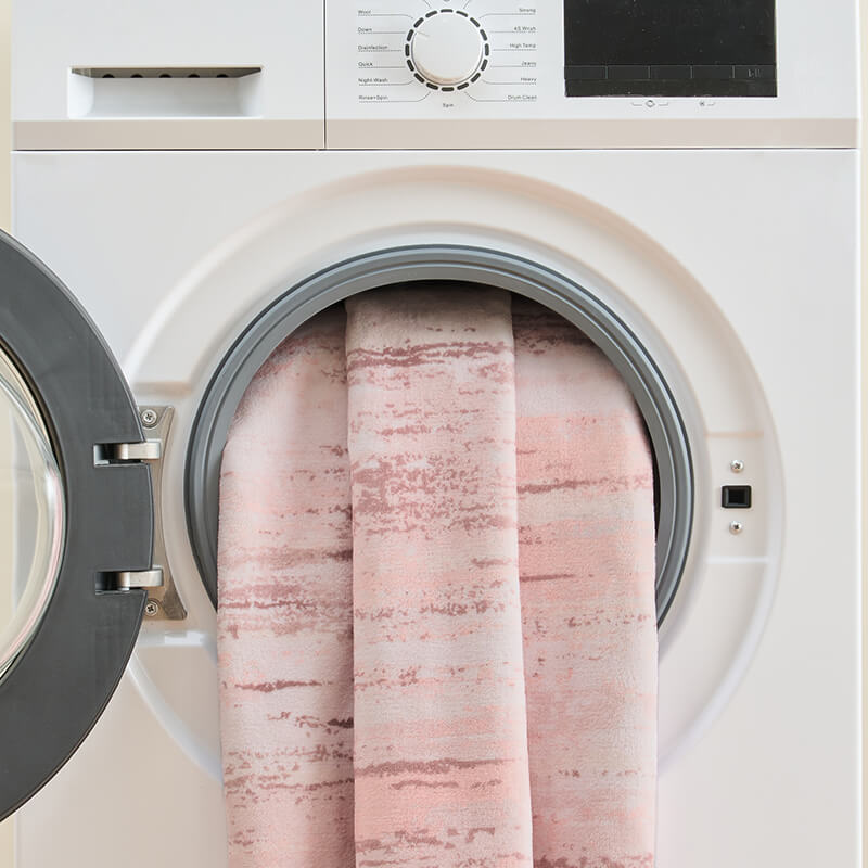 Modern style area rug offering soft comfort and easy maintenance