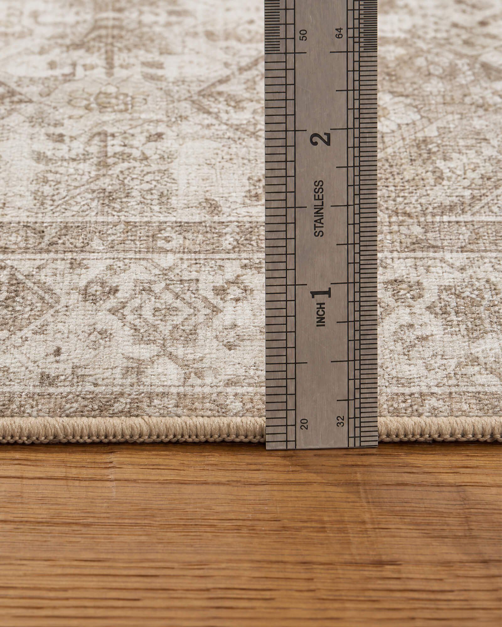 Mirren Washable Area Rug - Beige