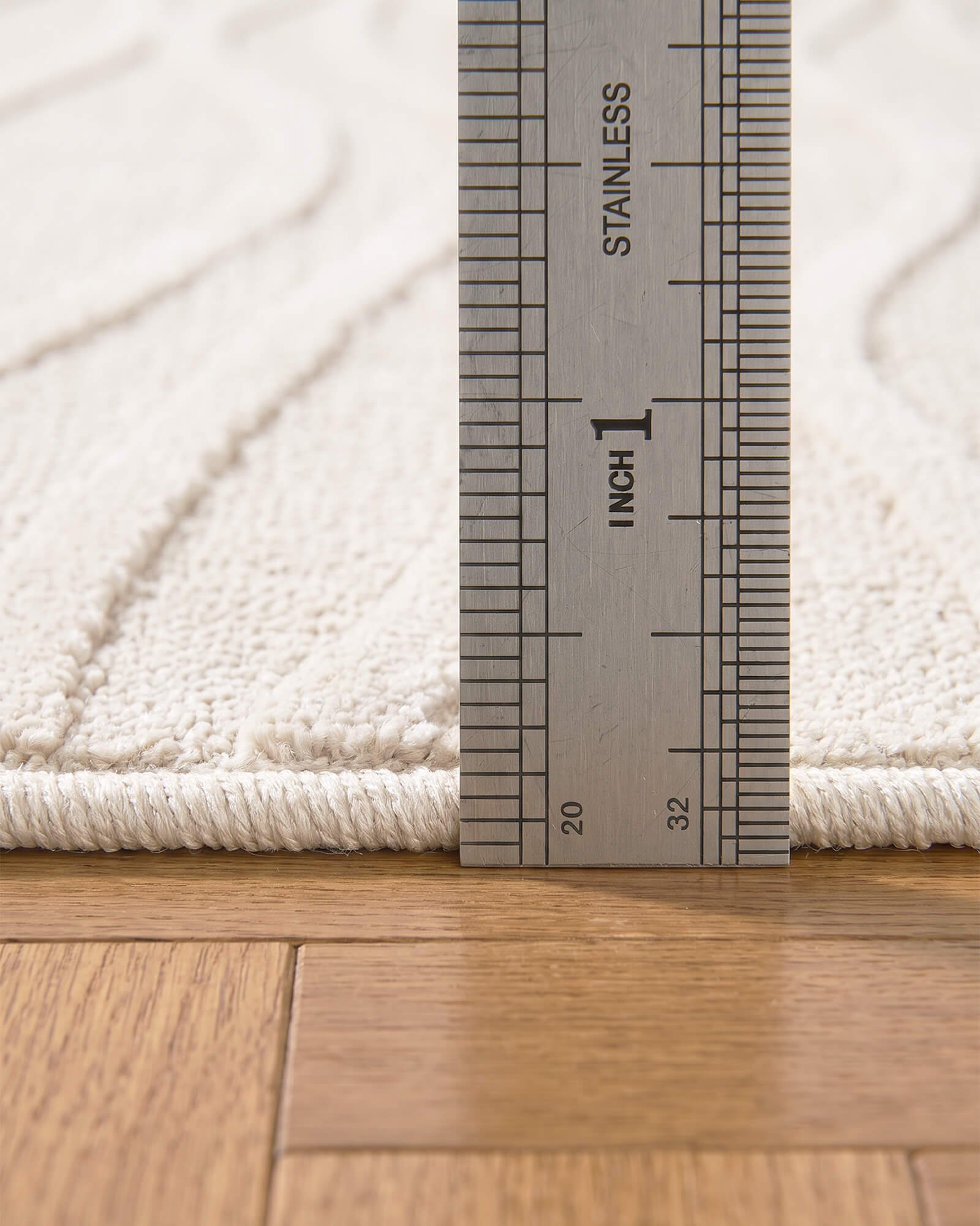 Mora Washable Area Rug - Beige