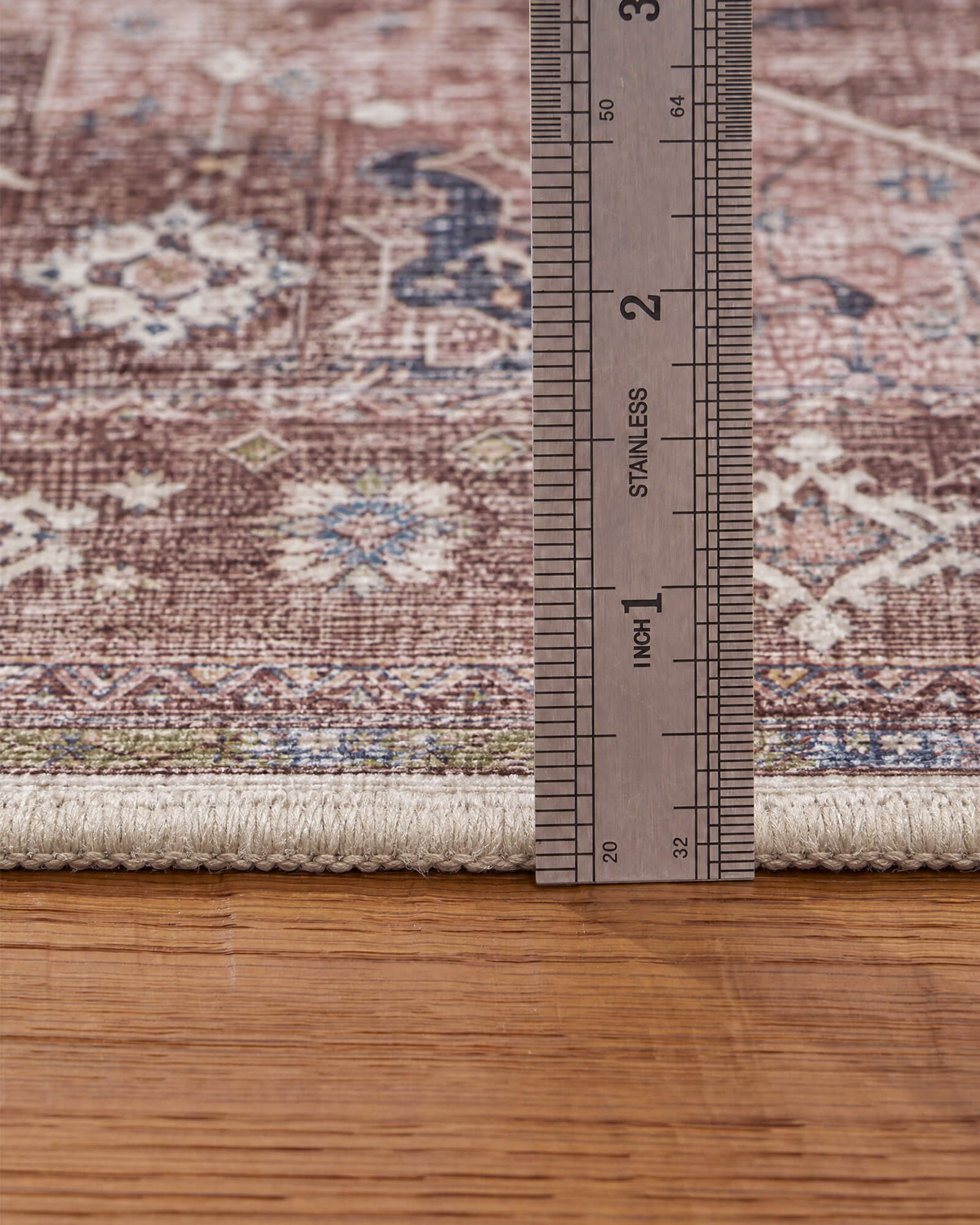 Alfombra grande Selene - Beige/Blanco 