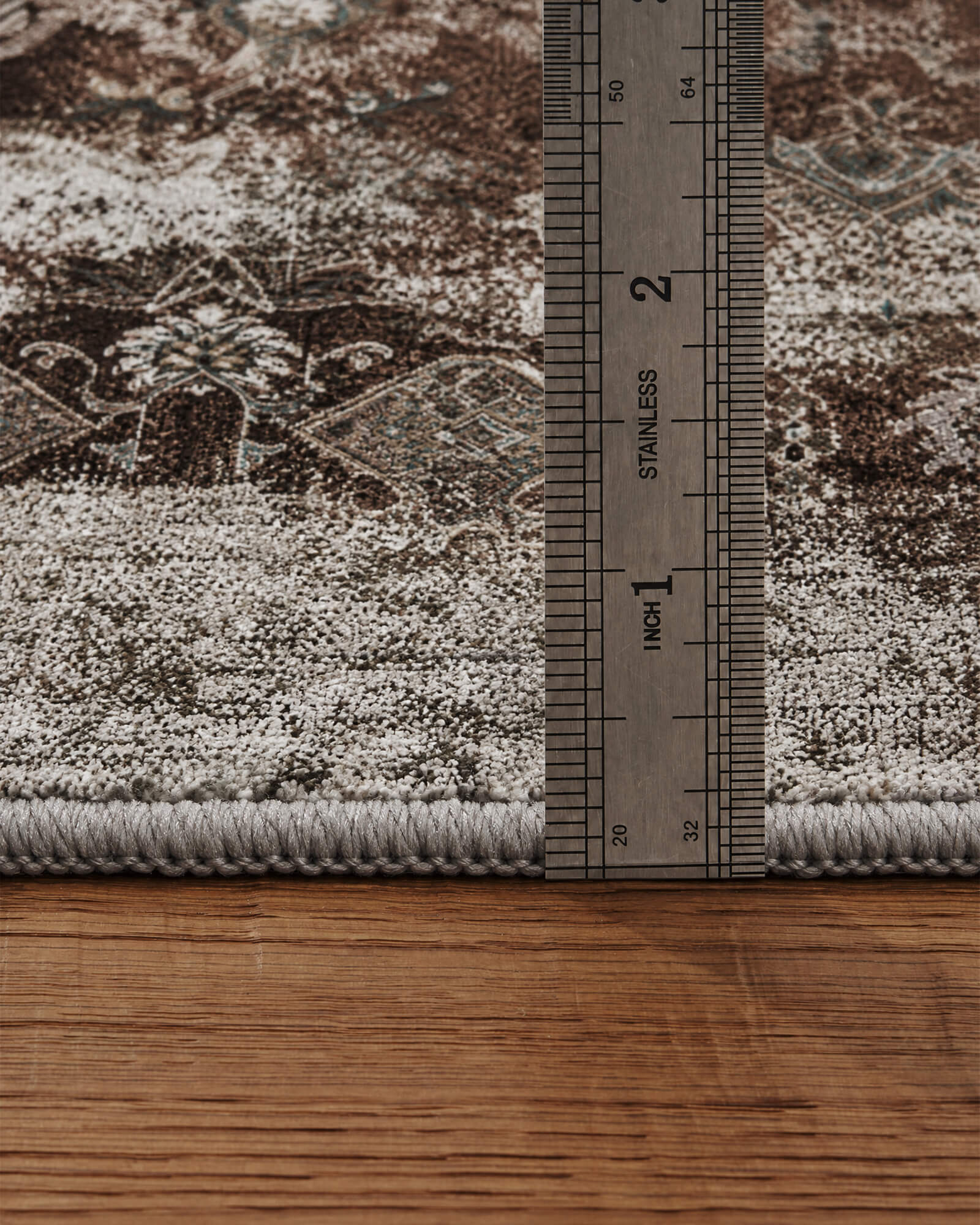 Alfombra grande Selene - Beige/Blanco 