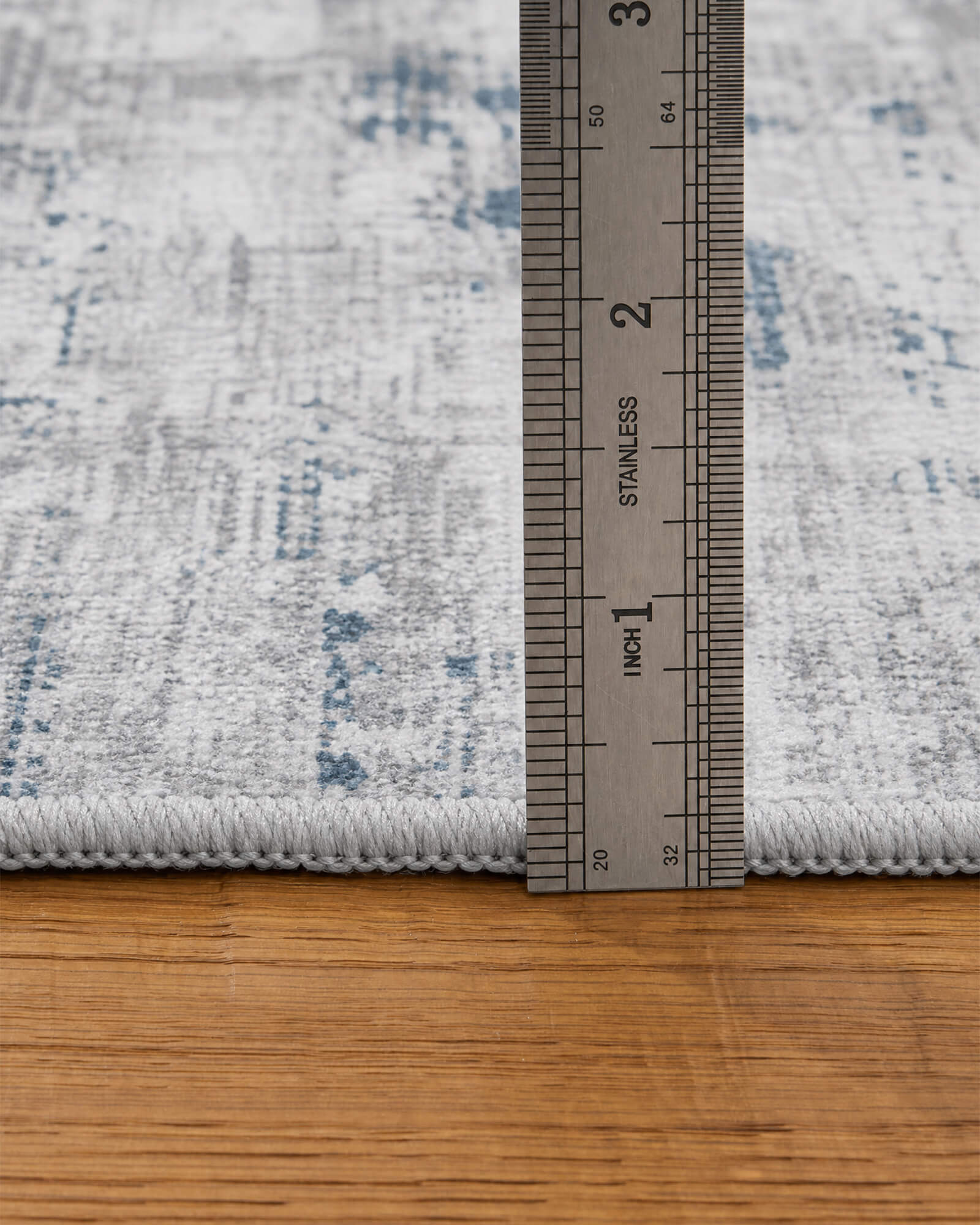 Doodle Washable Area Rug -  Blue