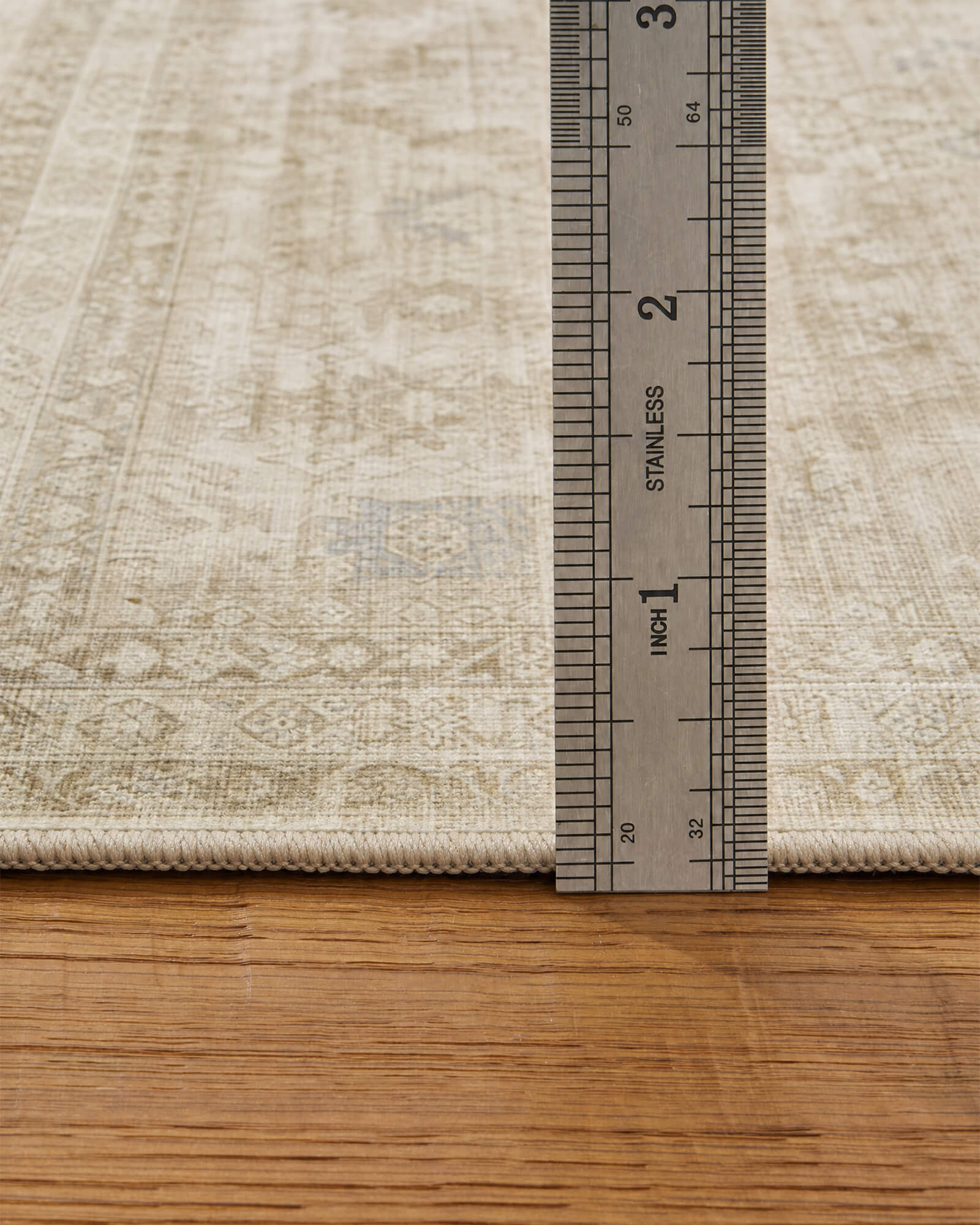 Valea Washable Area Rug - Beige