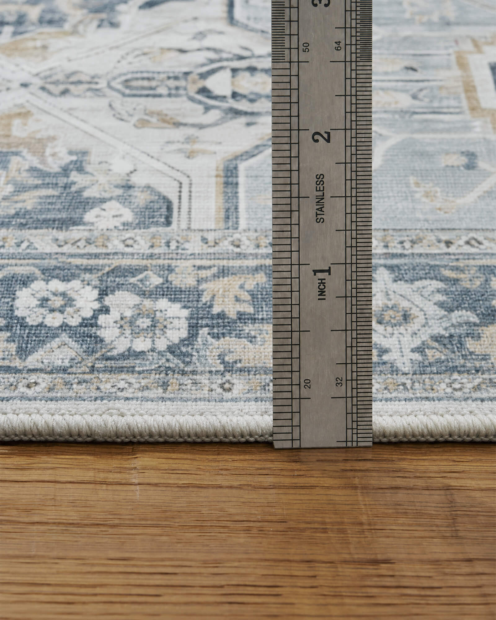 Alfombra grande Selene - Beige/Blanco 