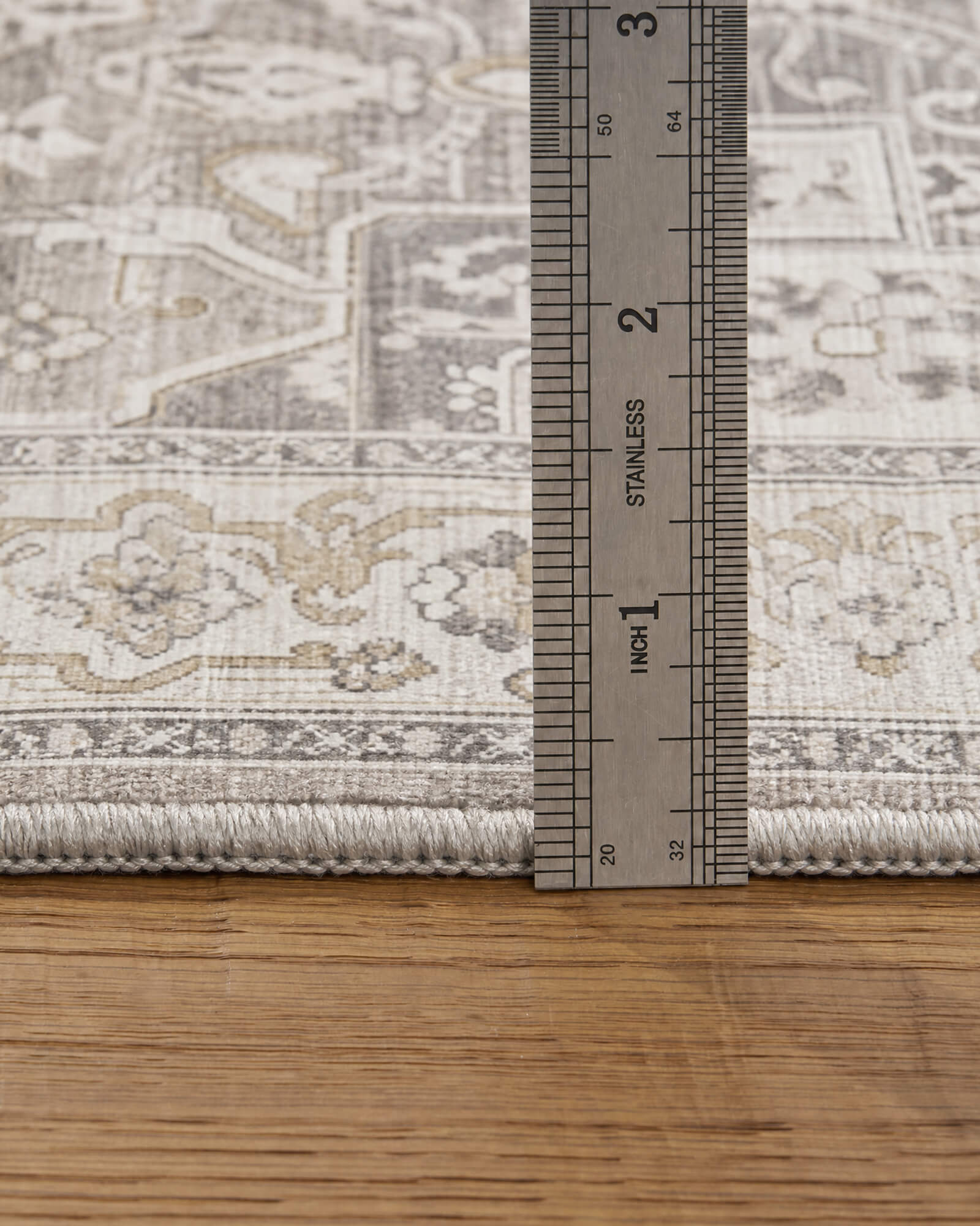 Florelle Washable Area Rug -  Brown