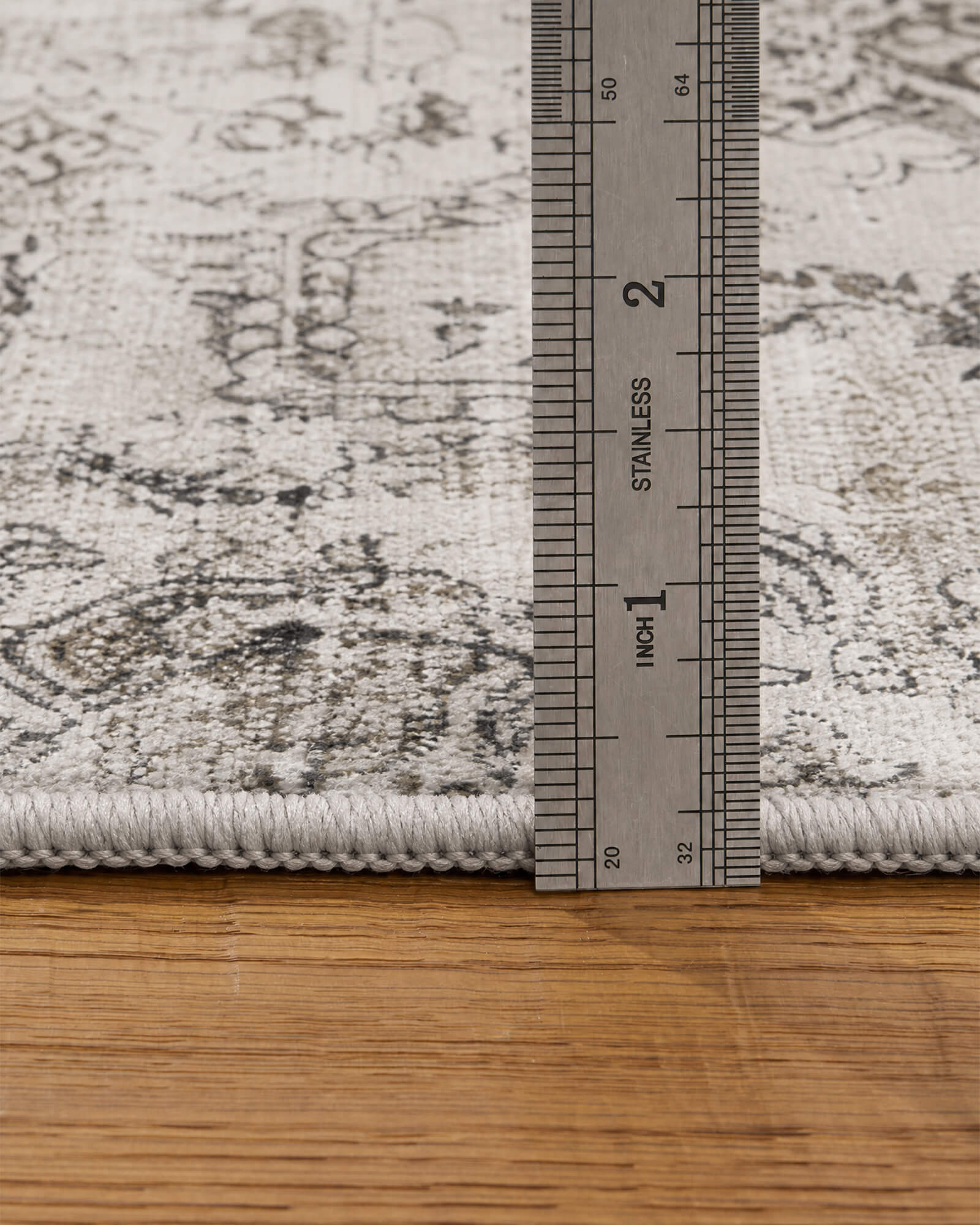 Mirage Washable Area Rug -  Taupe