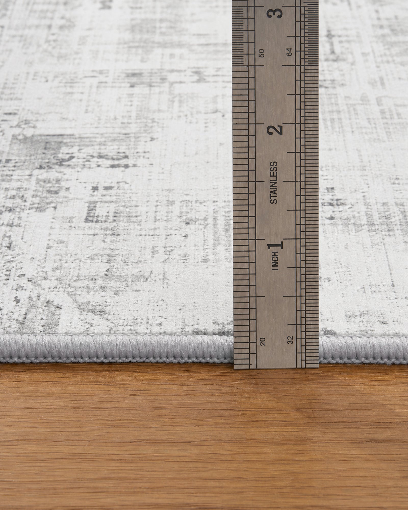 Doodle Washable Area Rug -  Gray
