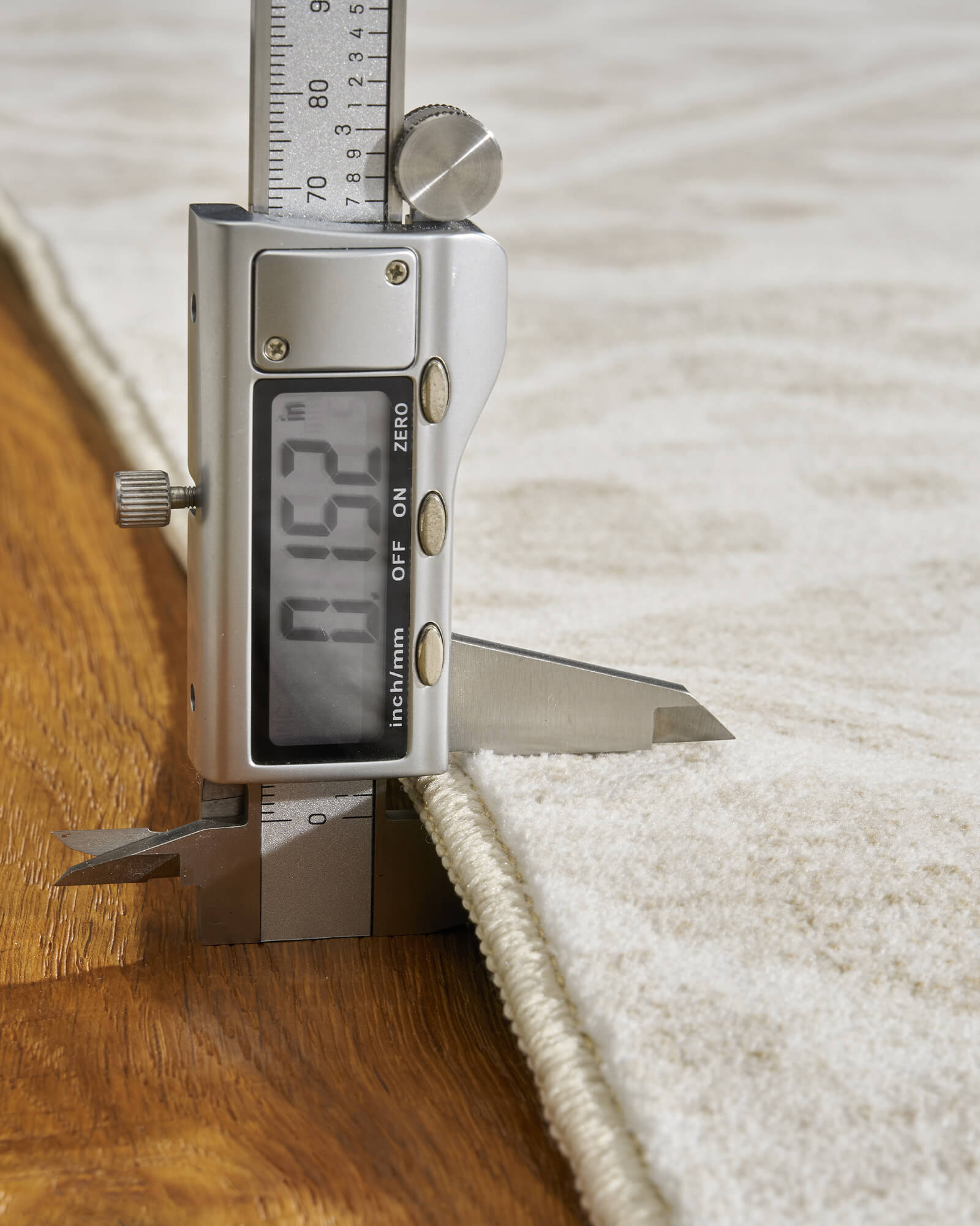 Maze Washable Area Rug - Beige