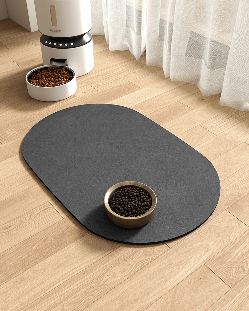 Absorbent Pet Feeding Mat for Water and Food — Durable and Long-Lasting