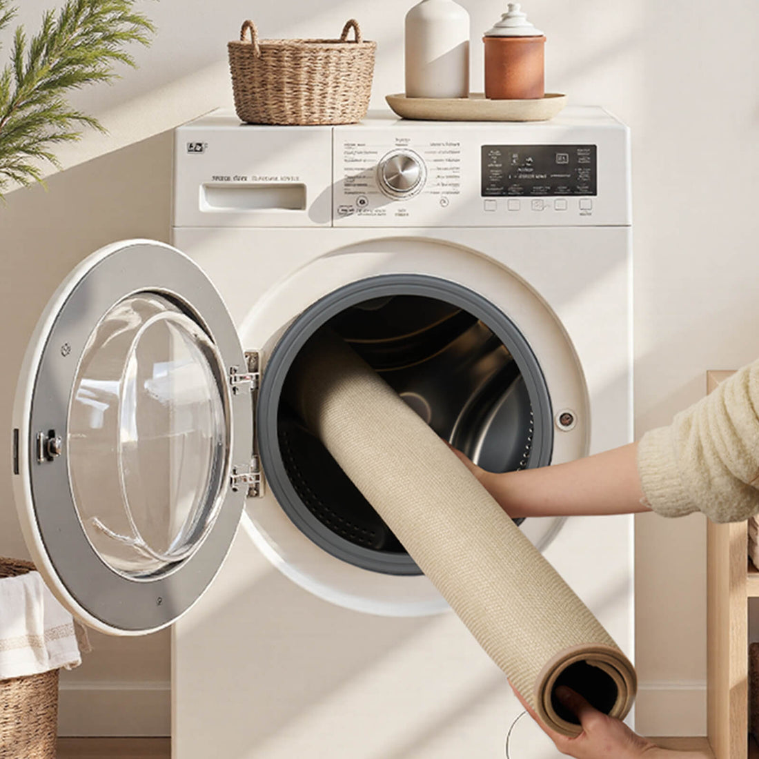 Cushioned stair treads offering soft and secure footing on hard surfaces