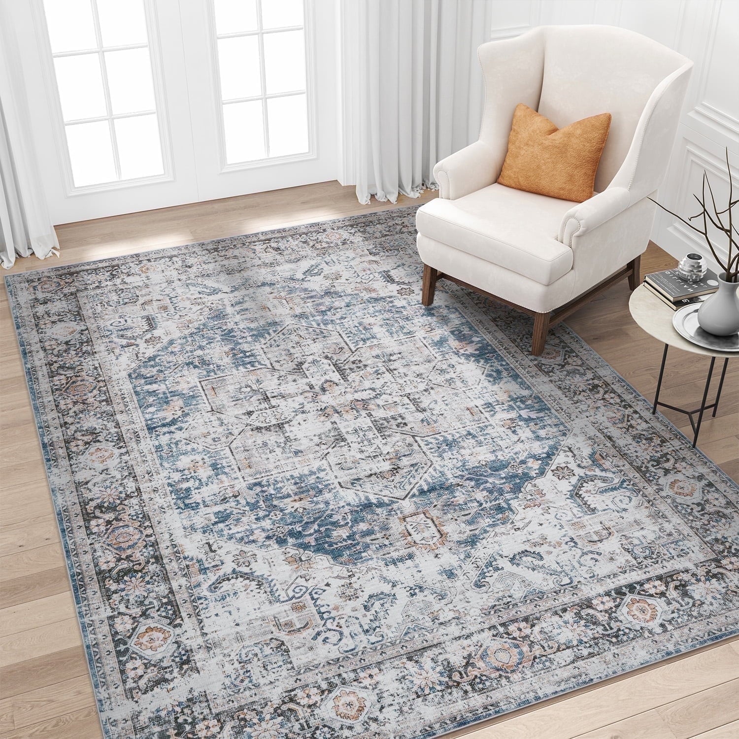 Vintage Medallion Area Rug