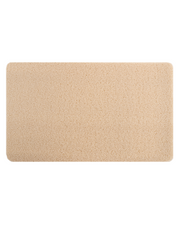 Easy clean PVC bath mat that can be rinsed and dried effortlessly