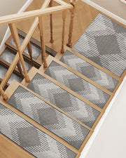 Stair treads built for high traffic indoor staircases