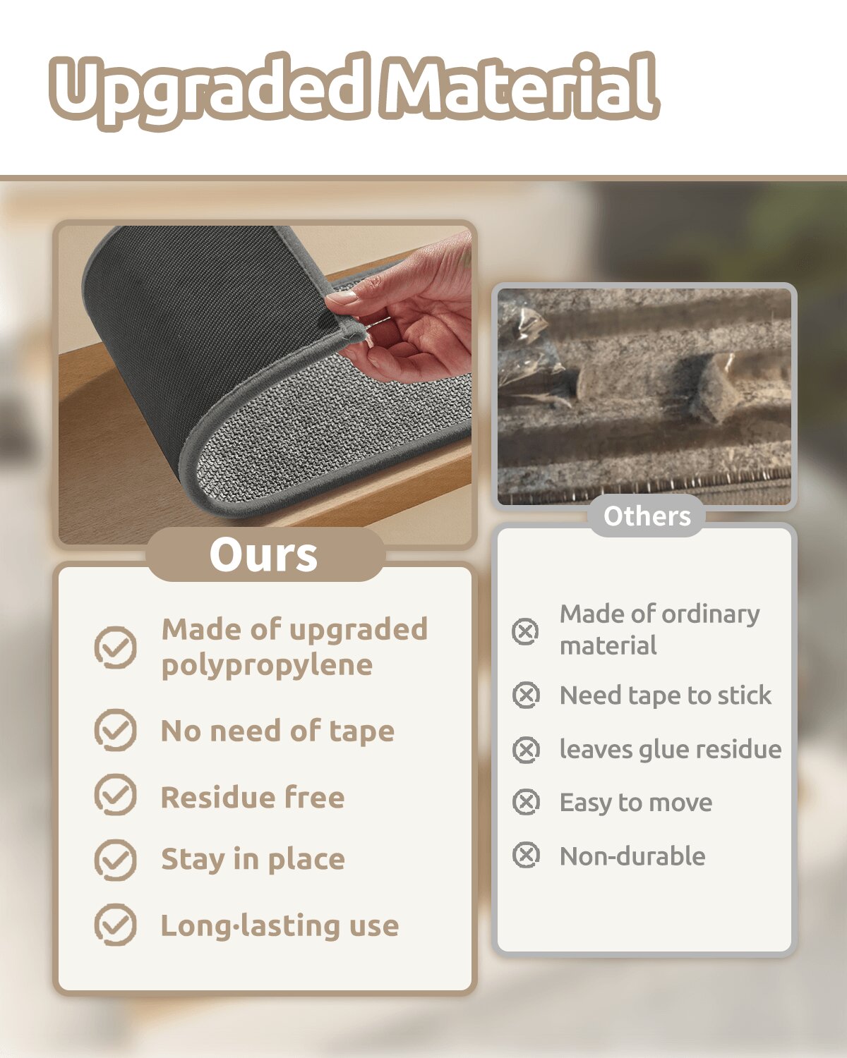 Washable stair treads built for high traffic households