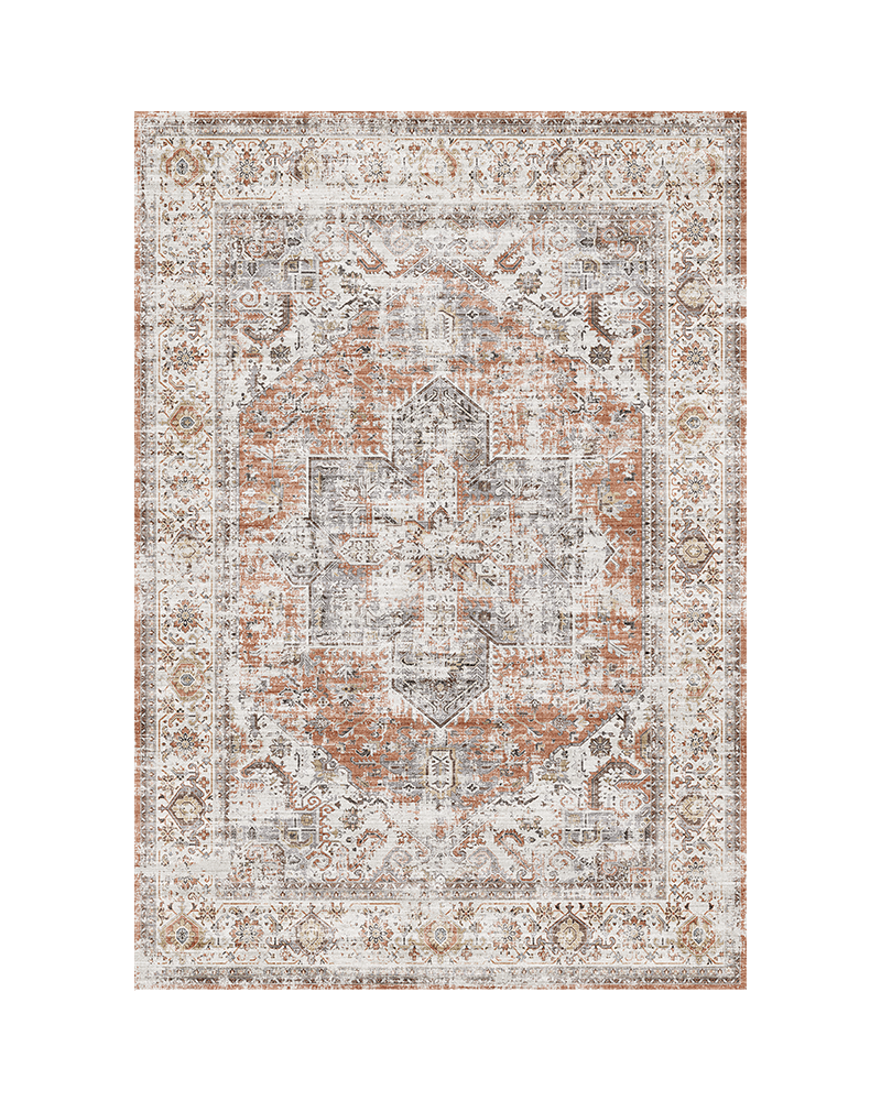 Easy maintenance boho area rug designed for pet-friendly homes and everyday use