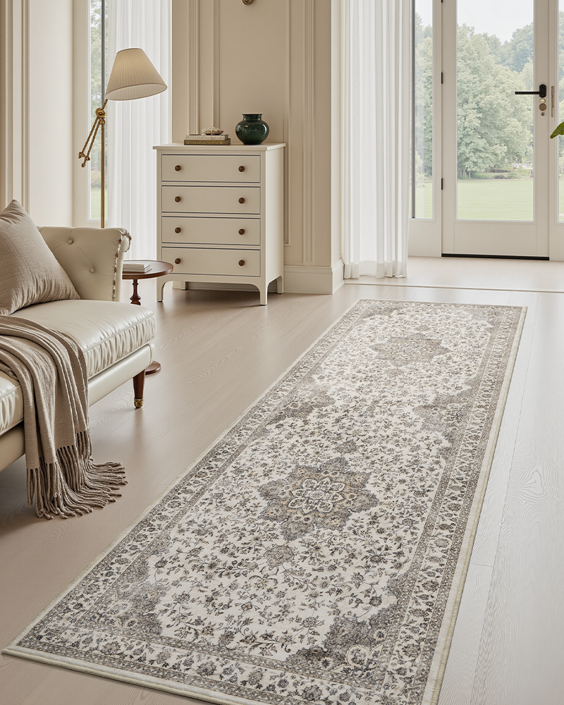 Easy maintenance boho runner rug made for daily life and constant use