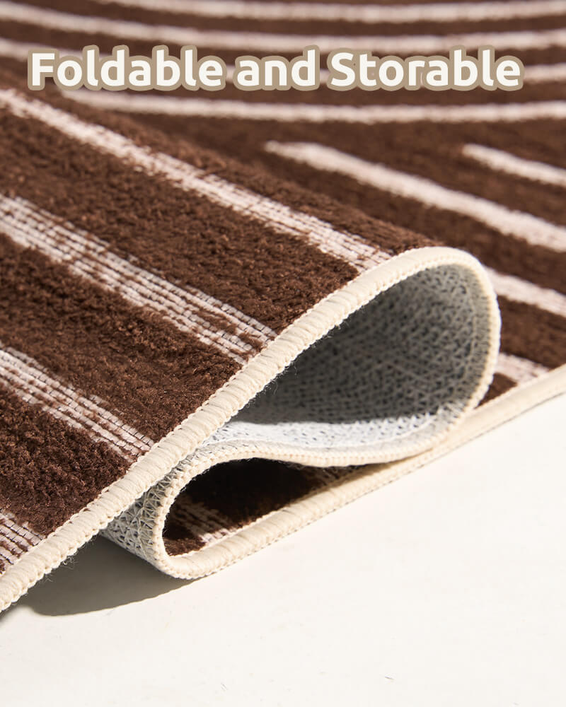 Easy-maintenance modern rug designed for long-term use