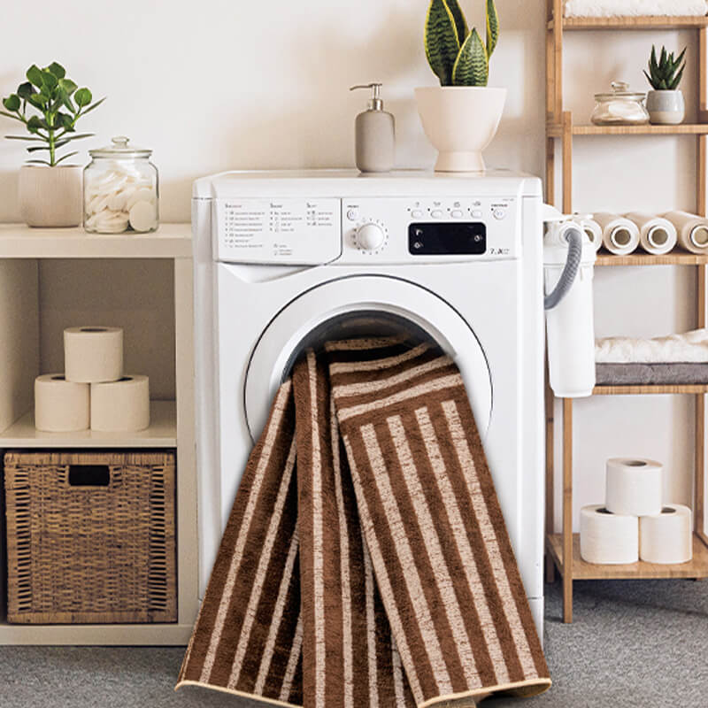 Modern rug offering practical comfort for busy families