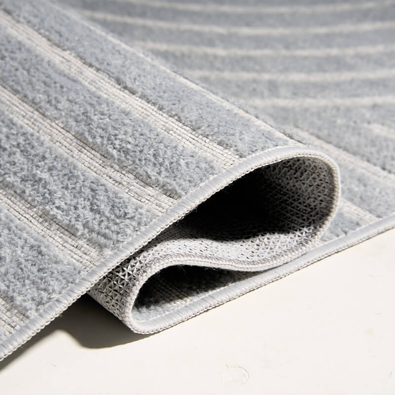 Washable modern rug created for practical and comfortable living spaces