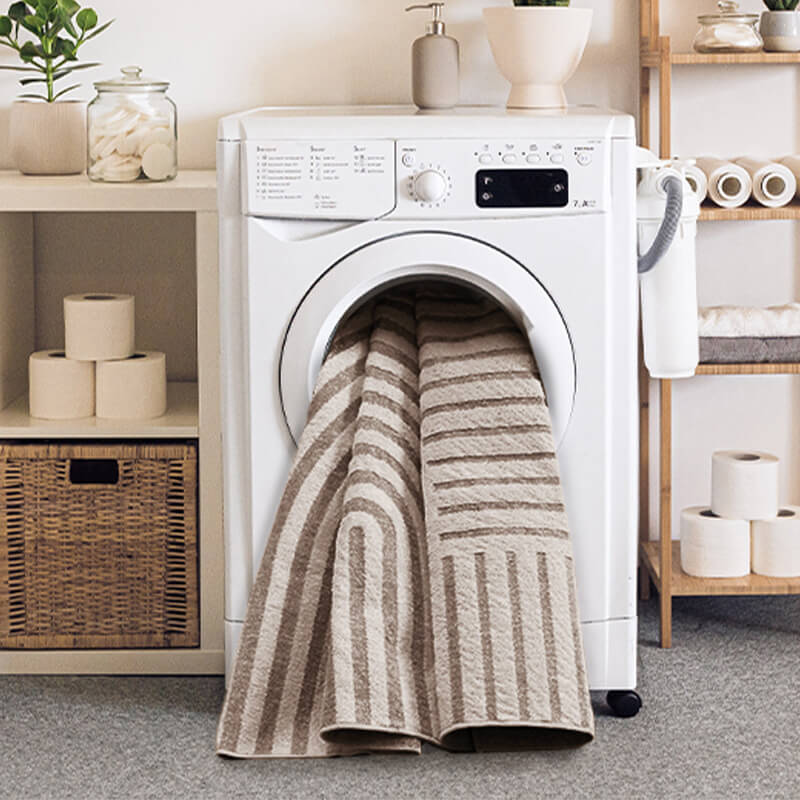 Modern area rug created for comfort in active homes