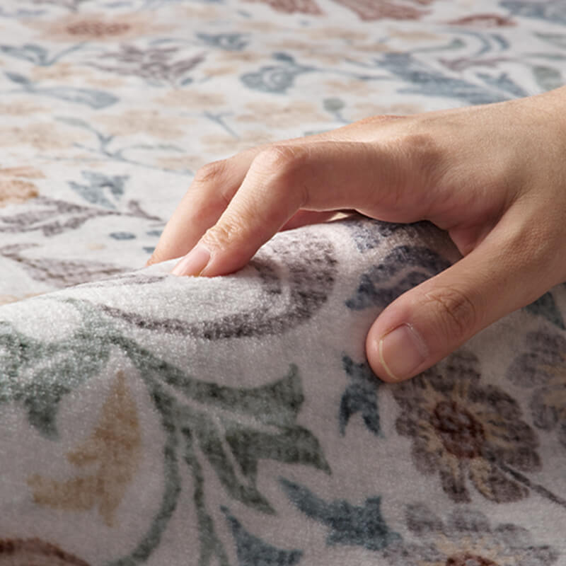 Vintage style rug made to support everyday family life