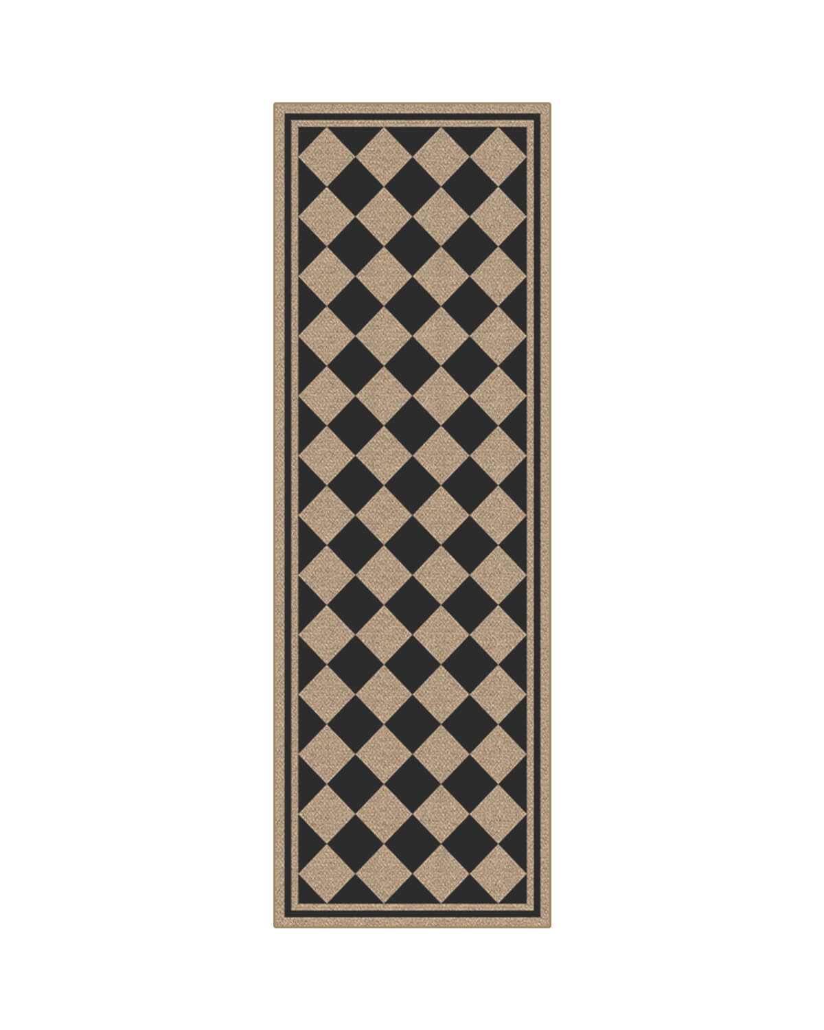 Geometric indoor outdoor rug designed for modern patios and comfortable family homes