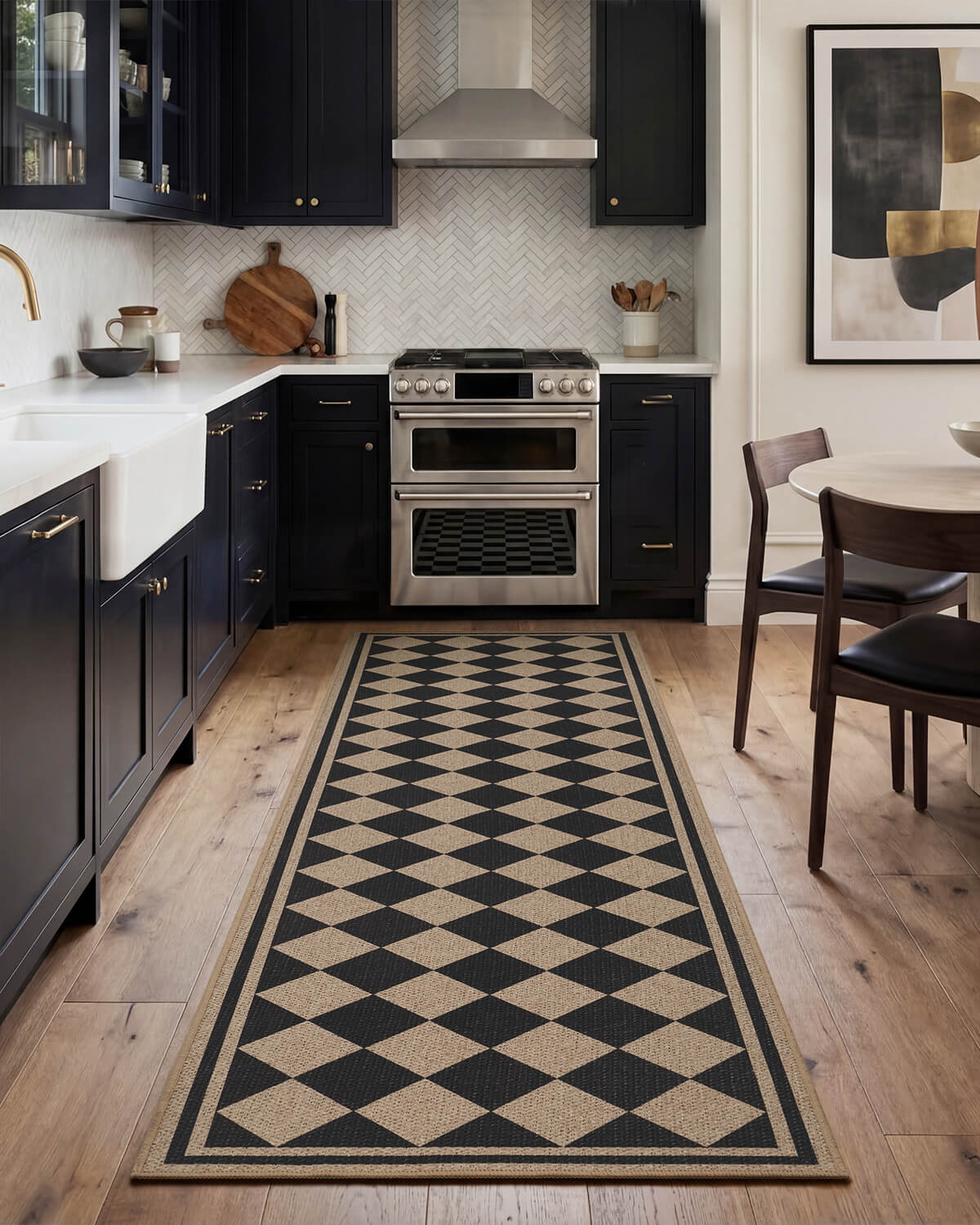 Faux jute indoor outdoor rug with soft neutral woven look and durable everyday performance