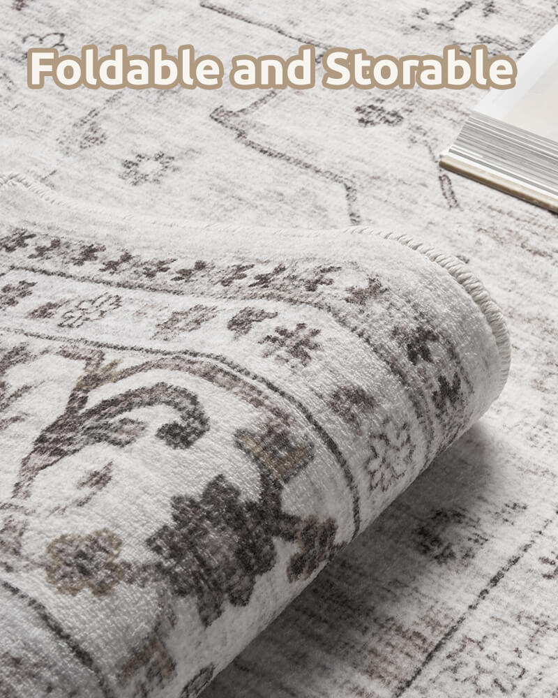 Classic vintage rug designed for relaxed living spaces