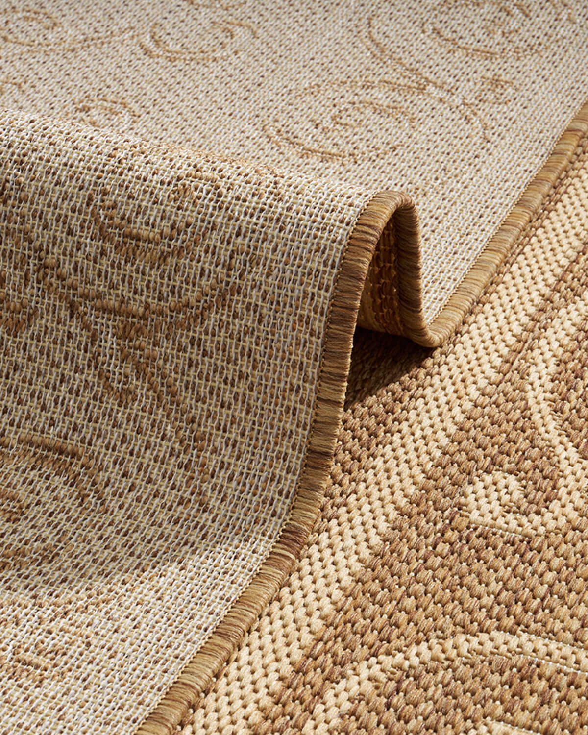 Soft textured indoor outdoor rug designed for cozy relaxation and daily use