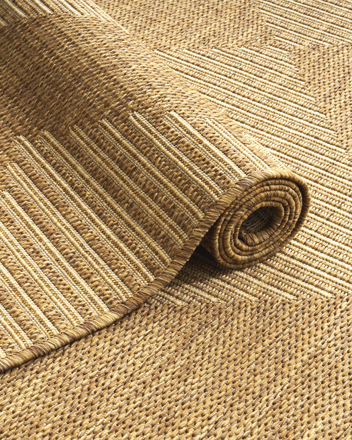 Modern indoor outdoor rug enhancing stylish living environments indoors or outdoors