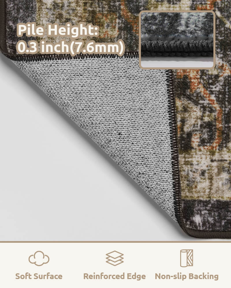 Bohemian rug created for warm, welcoming interiors