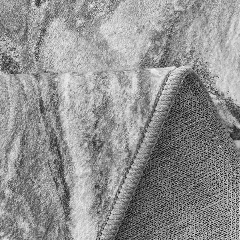 Modern style area rug supporting a clutter-free interior