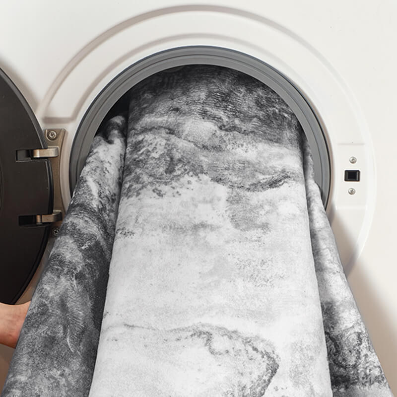 Modern area rug suited for high-traffic living spaces