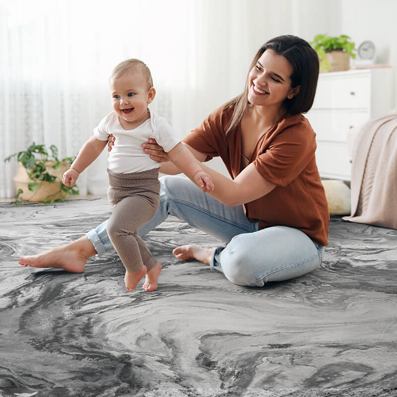 Soft-touch modern rug for relaxed daily comfort