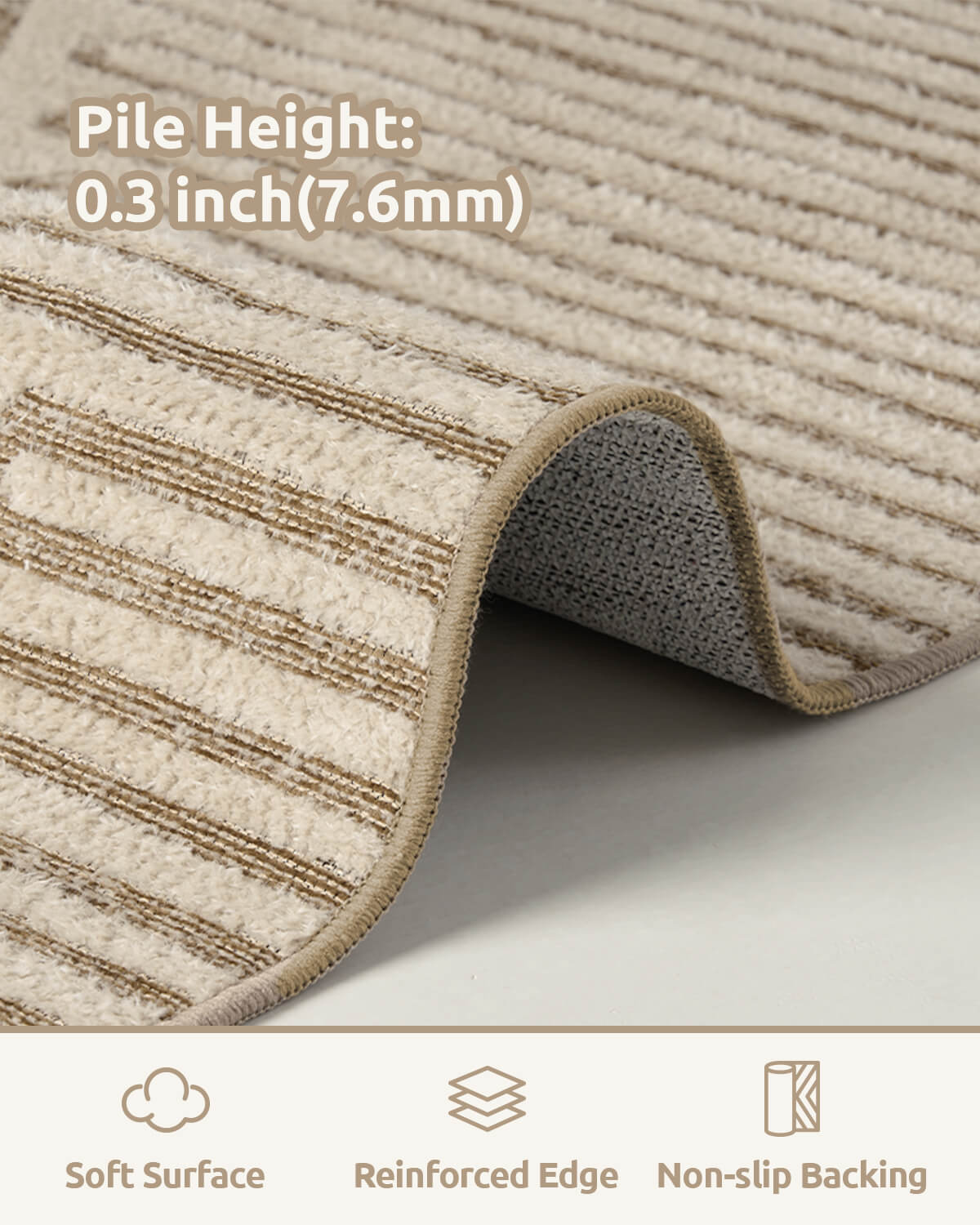 Minimalist abstract rug for clean and modern living spaces