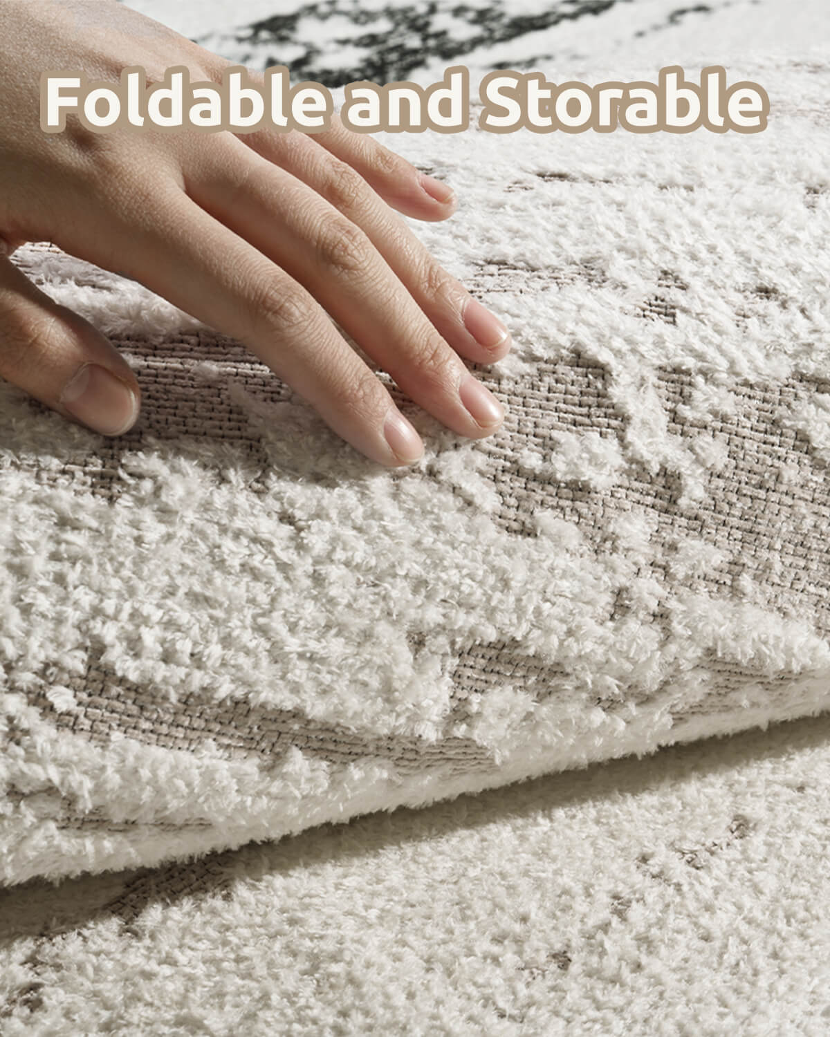 Abstract linear area rug perfect for minimalist home style