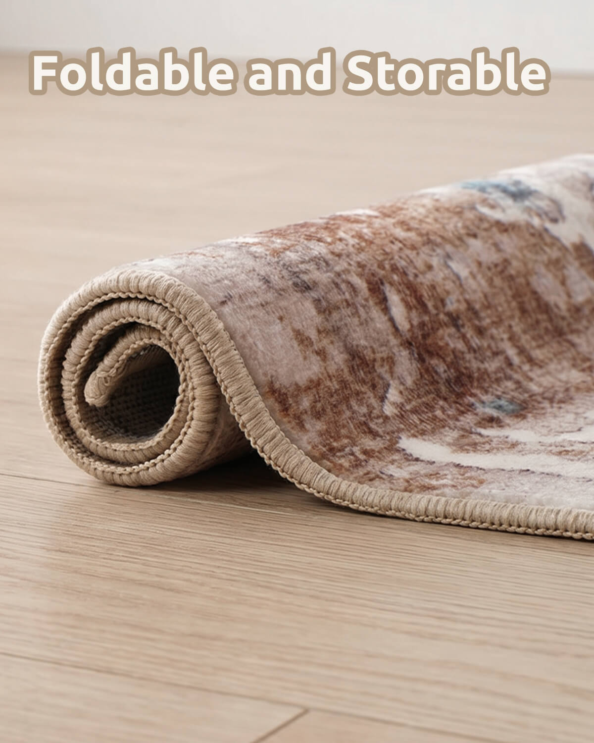 Minimalist modern abstract rug designed for clean and stylish home interiors
